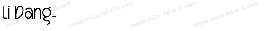 Li Dang字体转换